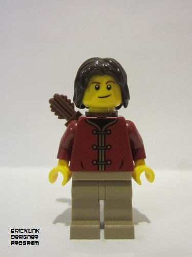 lego 2021 mini figurine bdp013 Castle in the Forest Archer Male 