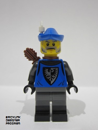 lego 2024 mini figurine bdp099 Mountain Fortress Black Falcon Archer