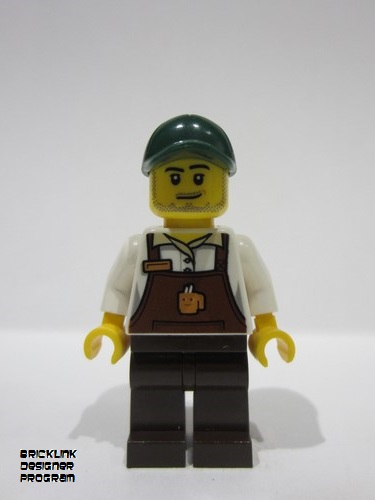 lego 2024 mini figurine bdp111 Bakery / Boulangerie Owner