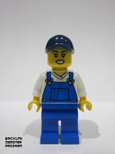 lego 2024 mini figurine bdp121 Train Worker