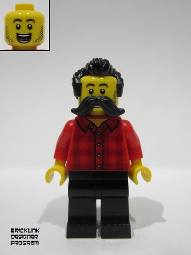 lego 2024 mini figurine bdp124 Train Worker