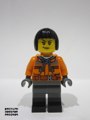 lego 2024 mini figurine bdp125 Train Worker