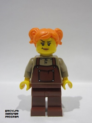 lego 2024 mini figurine bdp137 Train Engineer