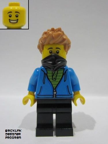 lego 2024 mini figurine bdp138 Train Worker