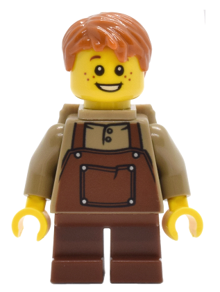 lego 2025 mini figurine adp187 Riverside Scholars Village Boy  