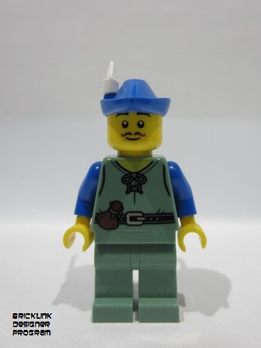 lego 2025 mini figurine bdp166 Forest Stronghold Peasant Male 