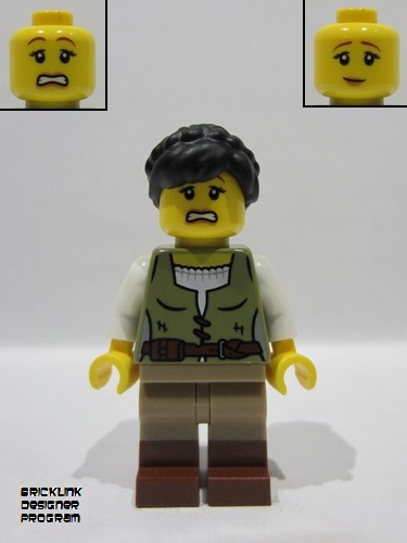 lego 2025 mini figurine bdp212 Bullock Cart Driver  