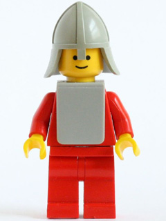 lego 1978 mini figurine cas088a Yellow Castle Knight Red  