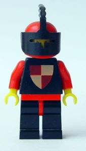lego 1983 mini figurine cas232 Knights Tournament Knight Black