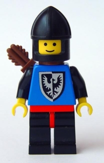 lego 1985 mini figurine cas005 Black Falcon