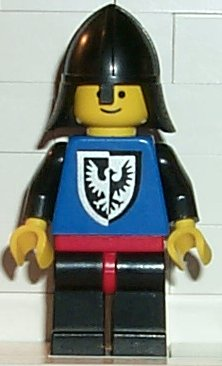 lego 1987 mini figurine cas099 Black Falcon