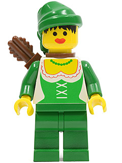 lego 1990 mini figurine cas319 Forestwoman