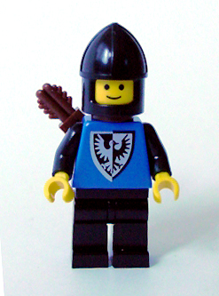 lego 2002 mini figurine cas254 Black Falcon