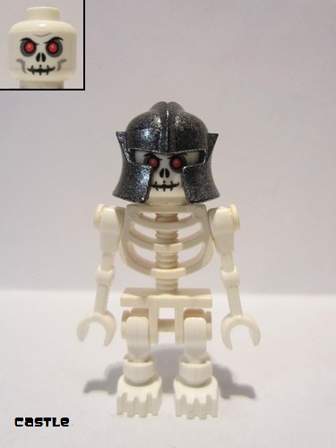lego 2007 mini figurine cas329 Skeleton Warrior 3