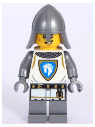 lego 2025 mini figurine cas591 Horse Knight Spearman  