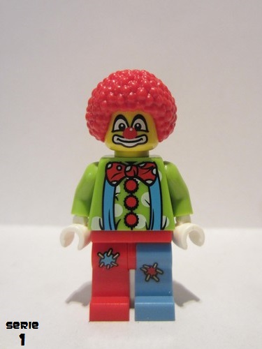 lego 2010 mini figurine col004 Circus Clown  