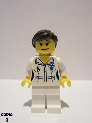 lego 2010 mini figurine col011 Nurse  