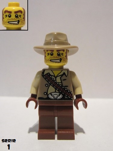 lego 2010 mini figurine col016 Cowboy  