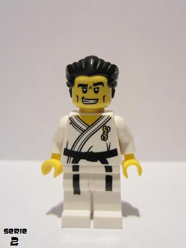 lego 2010 mini figurine col030 Karate Master  