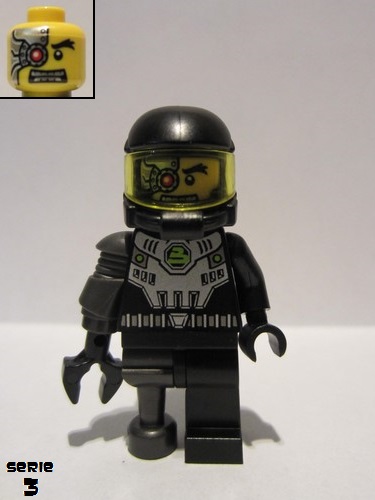 lego 2011 mini figurine col038 Space Villain