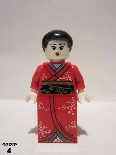 Kimono-Mädchen #4 Lego 8804 col04-2 Minifiguren Sammelfiguren Serie 4 