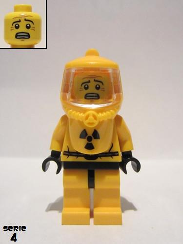 lego 2011 mini figurine col061 Hazmat Guy  