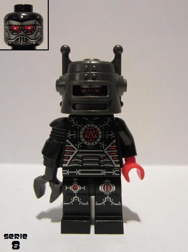 lego 2012 mini figurine col113 Evil Robot  