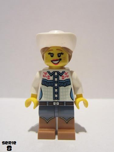 lego 2012 mini figurine col116 Cowgirl  
