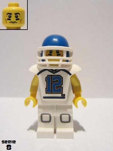 lego 2012 mini figurine col117 Football Player  
