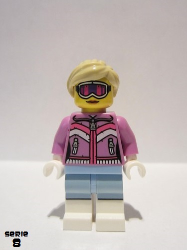 lego 2012 mini figurine col119 Downhill Skier  