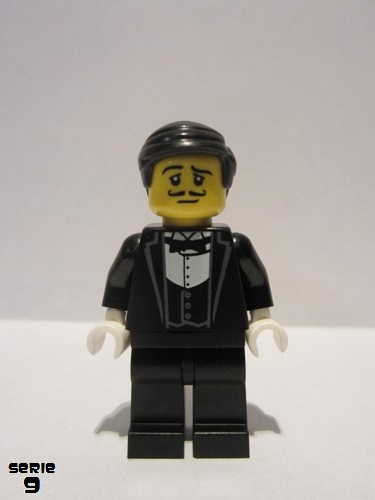 lego 2013 mini figurine col129 Waiter  