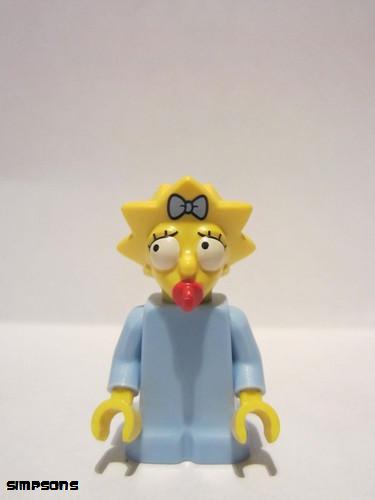 lego 2014 mini figurine sim011 Maggie Simpson With Worried Look 