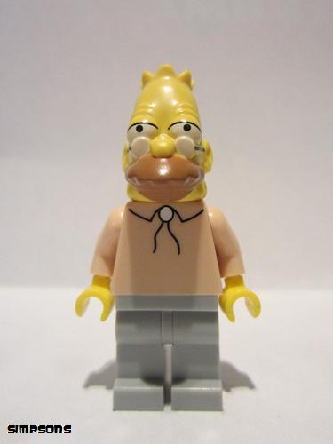 lego 2014 mini figurine sim012 Grandpa Simpson  