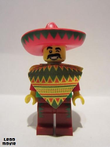lego 2014 mini figurine tlm012 Taco Tuesday Guy  