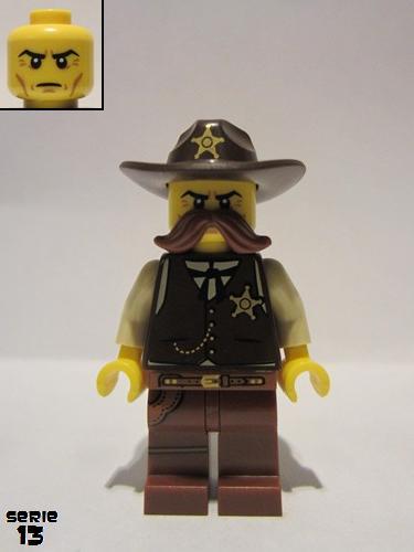 lego 2015 mini figurine col196 Sheriff  