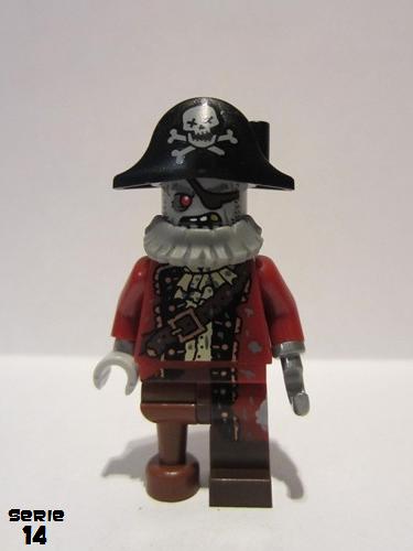 lego 2015 mini figurine col212 Zombie Pirate  