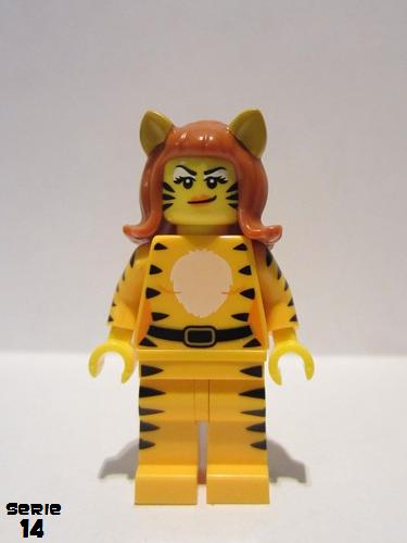 lego 2015 mini figurine col219 Tiger Woman  