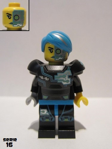 lego 2016 mini figurine col246 Cyborg  