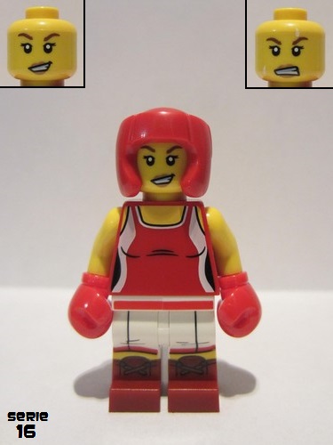 lego 2016 mini figurine col251 Kickboxer Girl  