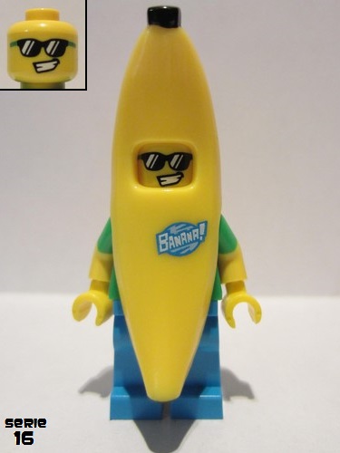 lego 2016 mini figurine col258 Banana Man  