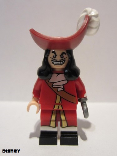 lego 2016 mini figurine dis016 Captain Hook  