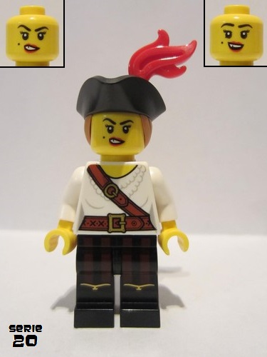 lego 2020 mini figurine col362 Pirate Girl  