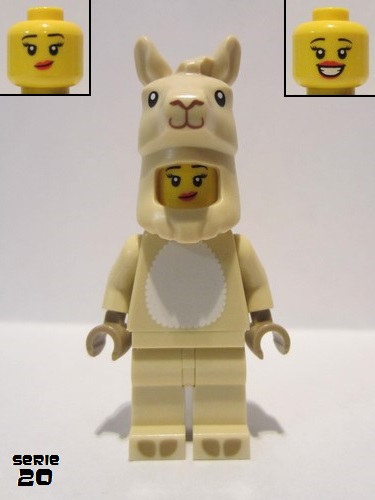 lego 2020 mini figurine col364 Llama Costume Girl  