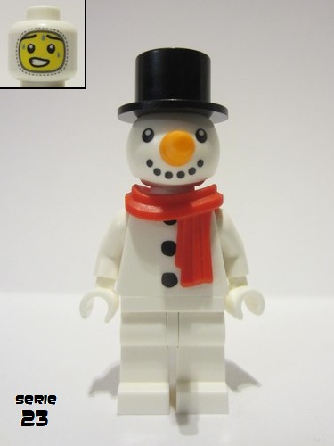 lego 2022 mini figurine col400 Snowman  