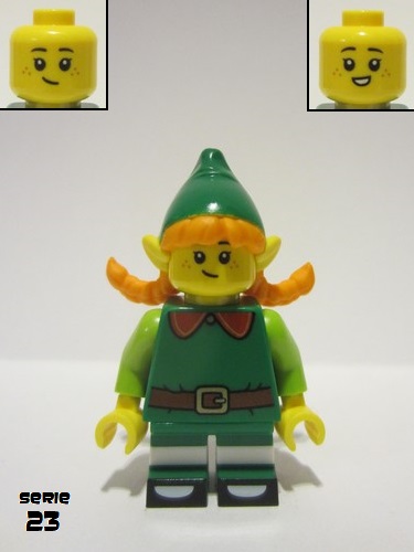 lego 2022 mini figurine col402 Holiday Elf  
