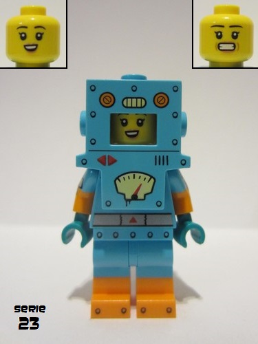lego 2022 mini figurine col403 Cardboard Robot  