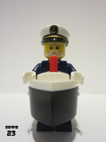 lego 2022 mini figurine col407 Ferry Captain  