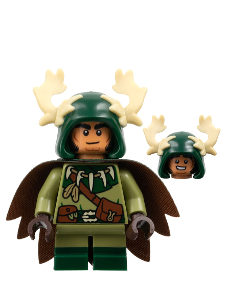 lego 2024 mini figurine coldnd05 Halfling Druid  