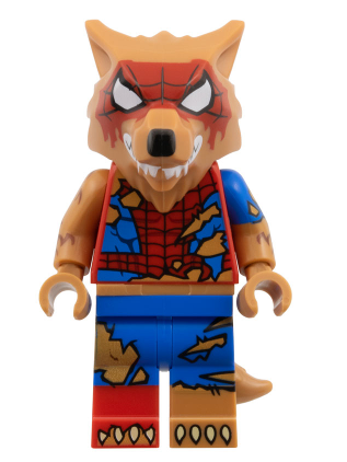 lego 2025 mini figurine colspi13 Peter Parker / Werewolf Spider-Man