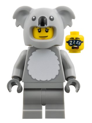 lego 2026 mini figurine col466 Koala Costume Fan